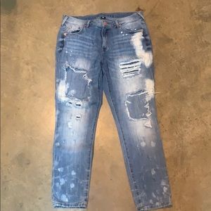 True religion high waisted boyfriend jeans
